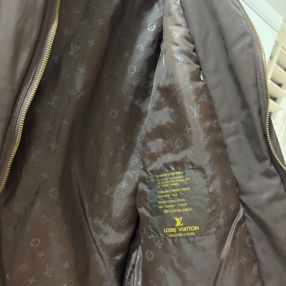 Louis Vuitton Brown Faux Fur Jacket - Picture 4 of 4